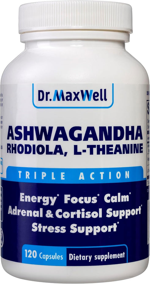 Cortisol Manager Supplement, Supports Relaxation, Mood & Sleep in Times of Occasional Stress, Ashwagandha Rhodiola Adaptogens, Helps Maintain Norm...