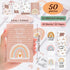 50 Pcs Inspirational Notepads Rainbow Mini Motivational Notebooks Small Pocket Journal for Student Office School Supplies Employee Appreciation Gi...