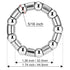 Bike-Ball-Bearing-Retainer, Bicycle-Ball-Bearings, 5/16" x 9-Balls-Bike-Crank - 4 Pcs Replacement Mountain Bike Parts Repair Accessories for MTB B...