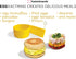 EggXactRing Adjustible Silicone Egg Ring and Food Ring for Baking, Molding and Presenting, Yellow...
