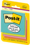 Post-it Super Sticky Notes, 3x3 in, 4 Pads, 2x the Sticking Power, Miami Collection, Neon Colors (Orange, Pink, Blue, Green), Recyclable(3321-SSAN...