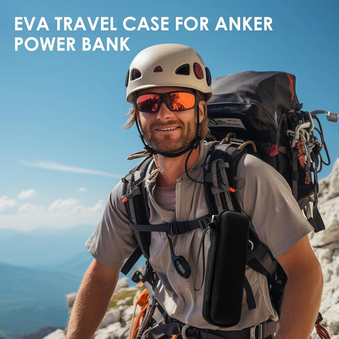 Hard Travel Case Replacement for Anker Power Bank, EVA Protective Travel Case Carrying Bag for Anker Prime Power Bank 27650mAh 250W/24000mAh 140W ...