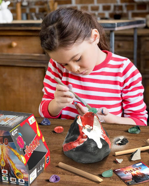 EARTH'SCODE Volcano Gemstone Dig Kit, Science STEM Educational Toys Gifts for Kids Age 6-12...