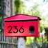 DXCYZ 3 Inch Large Number Stencils Kit 0-9 Address Number Stencil, 10PCS Reusable Plastic Painting Number Templates for Mailbox Signs, Door...