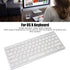 Multi-Device Slim Portable Bluetooth 3.0 Keyboard, 11 Kind of Language 78 Keys Ultra Slim Keyboard for/Windows/Android(Russian)...
