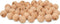 Large Wooden Beads for Crafts - Pack of 12 38mm 1-1/2 x 3/8 Inch Hole Large Wood Beads for Crafts withHoles for DIY | Round Wooden Balls for Craft...