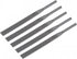 uxcell Pneumatic Air File Set Coarse Tooth 5mmx125mm Flat File Grinding Tool 5Pcs...