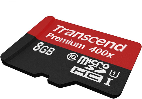 Transcend 8GB MicroSDXC/SDHC Class 10 UHS-I (Premium) Memory Card...