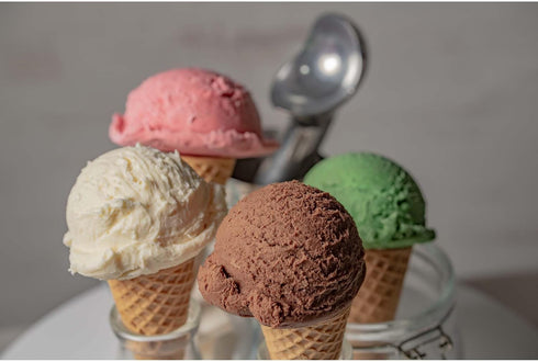 HIC Kitchen Anti-Freeze Ice Cream and Frozen Dessert Scoop, Non Toxic and Self Defrosting...