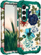 Hocase for Galaxy S24 Case, Shockproof Heavy Duty Protection Soft Silicone Rubber Bumper+Hard Plastic Hybrid Protective Case for Samsung Galaxy S2...