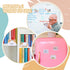 6 Packs Cute Animal Sticky Notes, 225 Sheets Self-Adhesive Cartoon Animal Sticky Note Pads, Multifunctional Removable Different Shapes Sticky Memo...