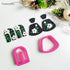 Clay Cutters by Vanenmo- Geometric Polymer Clay Cutters, Long Dangle Shape Clay Earring Cutters,Long Arch Cookie Cutter Basic Clay Cutter Organic ...