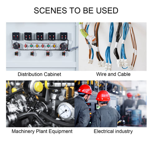 300PCS Non-Insulated Butt Connectors Kit, Connectors of Tinned Red Copper, 24-22 22-18 18-14 14-12 12-10 14 8 Gauge Electrical Wire Crimp Seamless...