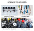 300PCS Non-Insulated Butt Connectors Kit, Connectors of Tinned Red Copper, 24-22 22-18 18-14 14-12 12-10 14 8 Gauge Electrical Wire Crimp Seamless...