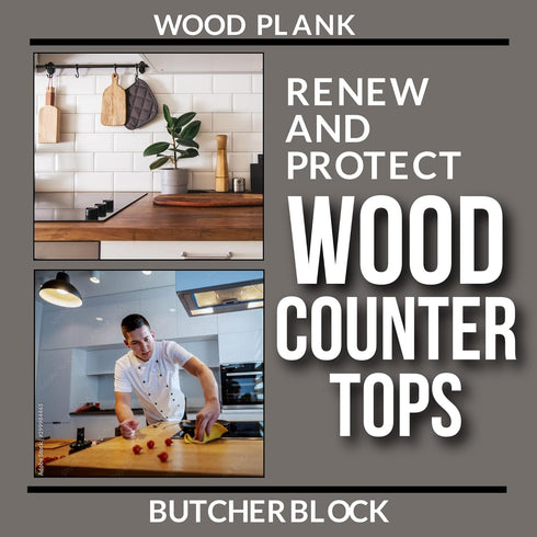 Daddy Van's® All Natural Beeswax Countertop Care for Soapstone, Slate, Concrete Composite and Butcher Block Counter Tops - Food Safe, Chemical-Fre...