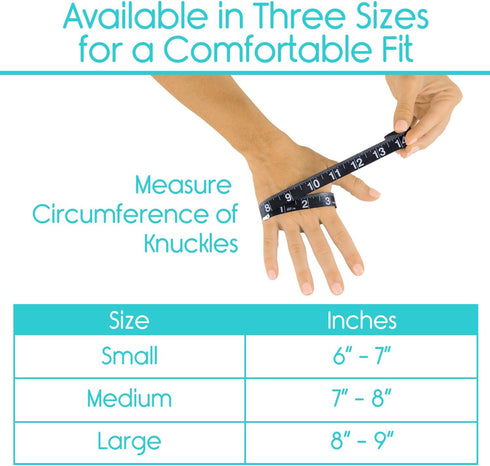 Vive Arthritis Gloves with Grips - Men & Women Textured Fingerless Compression - Open Finger Hand Gloves for Rheumatoid and Osteoarthritis - Arthr...