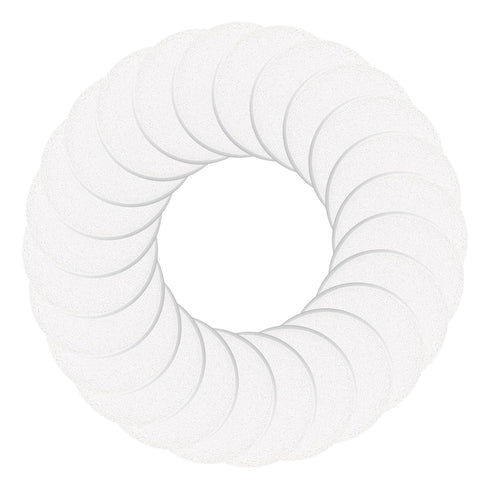 Round Sponge Puff Set 24 Pieces 2.2 Inch Soft Mini Facial Loose Powder Blender Pads Applicator For Liquid Foundation Setting Holder Makeup Beauty ...