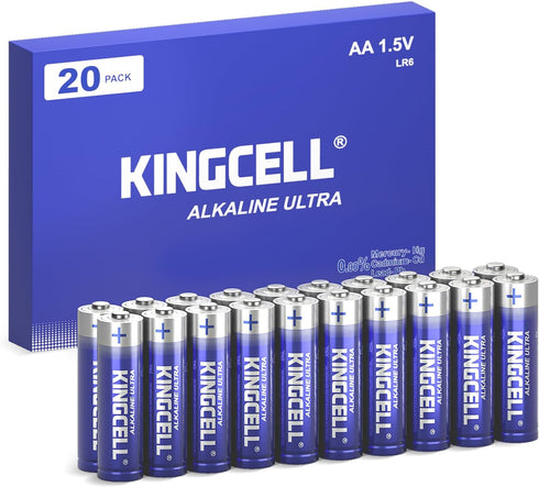 AA Batteries 20 Pack, High-Performance Double A Batteries with Ultra Long-Lasting, Leakproof 1.5V Alkaline Batteries 10-Year Shelf Life...