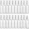 20Pcs 10ml/0.34oz Airless Pump Bottle Refillable Plastic Airless Vacuum Dispenser Portable Clear Cosmetic Sample Vial Container Jars for Lotion Em...