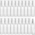 20Pcs 10ml/0.34oz Airless Pump Bottle Refillable Plastic Airless Vacuum Dispenser Portable Clear Cosmetic Sample Vial Container Jars for Lotion Em...