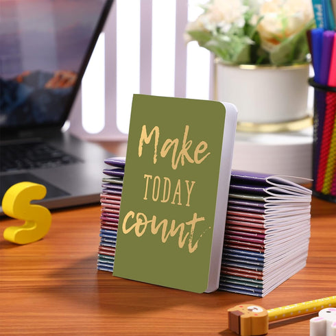 Zonon Mini Colorful Notebooks, Funny Motivational Journals Notepads Inspirational Notepads Small Pocket Notebook for Kids Teacher School Office Gi...
