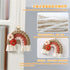 Rainbow Charm Decoration with Lovely Daisy for Home Office Car Interior, Hanging Air Freshener Essential Oil Diffusers (Red)...