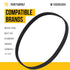 W10006384 Washer Belt WPW10006384 Compatible with Maytag Whirlpool Kenmore Washing Machine Drive 110.21102010 110.21302013 ATW4675YQ1 MVWC415EW1 MVWC565FW0 MVWC565FW1 MVWX655DW1 MVWX700XL2 NTW4516FW1