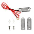 Electric Fence PolyTape to PolyTape to Energizer Connector with Wire and Tape Plates for Electric Fence Connection (2Tape Plates+2wire)...