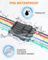 NAOEVO 6 Pin Connector Waterproof?16 AWG 6 Wire Connectors, Automotive Electrical Connectors Male And Female Way With Heat Shrink Tubing For Car T...