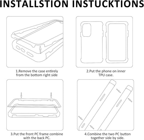 Ysnzaq Full Surround Clear Case for Xiaomi Redmi A1+ /Redmi A2+, Soft TPU Screen Protection with Wireless Charging Phone Cover for Xiaomi Redmi A1...