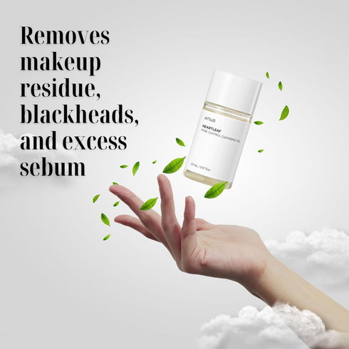 Anua Heartleaf Pore Control Cleansing Oil Blackheads Removal Travel Size 2-Pack 20 ml 0.67 fl oz Each Korean Skin Care Mini Facial Cleanser Makeup...