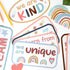 Boho Affirmation Station Bulletin Board Pastel Amazing Things Happen Here Bulletin Board Mental Health Posters for Motivational Inspirational Scho...