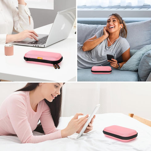 GLCON Electronic Organizer Travel Case - Shockproof Carrying Case Hard Protective Tech Pouch for Power Bank, Earbuds, Hard Drive, Smartphone, Cabl...