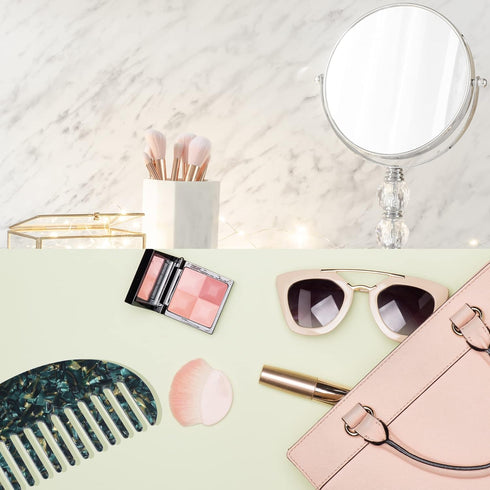 VOCOSTE 2 Pcs Hair Comb Wide Tooth, Anti-Static, for Thick, Curly Hair, Hair Care, Detangling Comb, for Wet and Dry Dark Green...