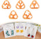 Puocaon Mini Flower Clay Cutters - 5 Pcs Flower Leaves Clay Cutters for Polymer Clay Earrings, Flower Petal Polymer Clay Cutters for Earrings, Min...