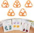 Puocaon Mini Flower Clay Cutters - 5 Pcs Flower Leaves Clay Cutters for Polymer Clay Earrings, Flower Petal Polymer Clay Cutters for Earrings, Min...