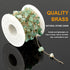KYUNHOO Charming Green Raw Gemstones Jewelry Chain for Jewelry Making 5m Gold Plated Brass Necklace Chains Bulk Decoration Chain DIY Jewelry Suppl...