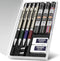 Nicpro 4 PCS Premium 2.0 mm Mechanical Pencils Set, 108 Colored & Black (HB 2B) Lead Refills, Art Metal 2mm Carpenter Pencil with 2 Erasers, 2 Sha...