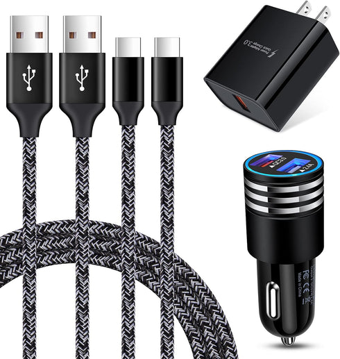USB C Fast Charger for Samsung Galaxy S24/S23/S22/S21 Ultra/S21+/S20 FE Note 20 Ultra A13 A53 A12 A32 A42 A21 A51 A71 A10E A20 A50 S10 S9 S8,Quick...
