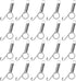 20Pcs Spring Door Latch for Rabbit Cages Spring Latch Hook for Rabbit Cages Multi-Functional Pet Cages Door Spring Latch for Fixing Small Animal, ...