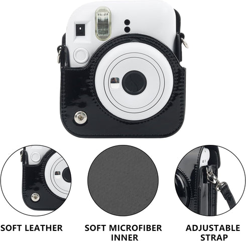 Protective Case for Fujifilm Instax Mini 12 Instant Camera - With Light-sensitive Holes, Lower Right Lens Fit, Specially Designed for Mini 12 Came...