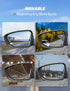JOYTUTUS HD Blind Spot Car Mirror 4 Pack Accessories Round Convex Mirror Frameless Side Rear View Mirror with Wide Angle 360° Adjustable Glass ABS...