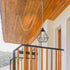 Industrial Weatherproof Ceiling Pendant Light Kit with Twisted Hemp Rope Hanging Lighting Cord Fixture 16.6FT Outdoor Chandelier for Industrial DI...