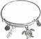 Hidden Hollow Beads Women's Made In USA Stainless Steel Message Charm Expandable Wire Bangle Bracelet, Popular, Stylish and Trendy, Arrives in a G...
