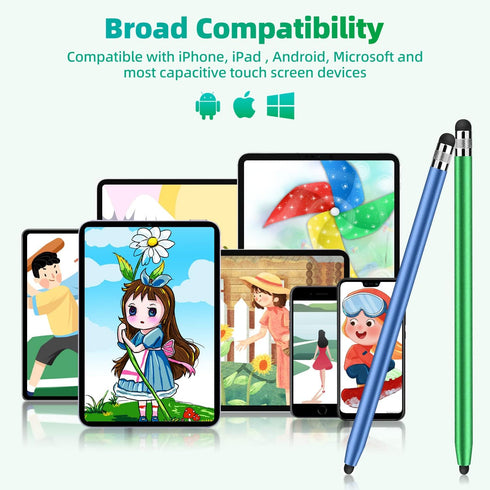 Stylus Pens for Touch Screens, 5 Pack Stylus Pen for iPad iPhone Android Chromebook Tablets and More Capacitive Touchscreen Devices High Sensitivi...