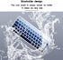 Silicone Keyboard Cover Skin Protector for Magic Wireless Bluetooth Keyboard MLA22LL/A (A1644,2015 Released) European ISO Layout,Ombre Blue...