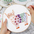 Louise Maelys Beginners Adults Embroidery Kit,Highland Cow pattern Practice kit,Starters cross stitch kit including embroidery cloth,hoop, needles...