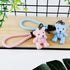 Bear Resin Keychain Bear Key Ring Bag Charm for Car Keys, Backpack Accessories,Decoration Gift for Women Girls...