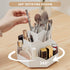 360° Rotating Makeup Brush Holder Organizer, 9 Slots Makeup Brush Organizer, Makeup Organizer for Vanity, Cosmetics, Nail Polish, Art Supply, Bath...