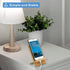 Bamboo Phone Stand Holder Adjustable Folding Phone Stand with Chargeable Hole for Desk...